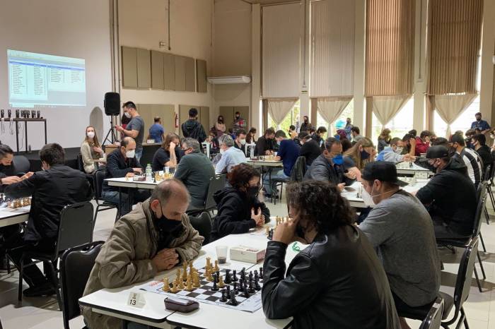 imagem: Torneio de Xadrez reuniu 53 jogadores no Parque Tecnológico