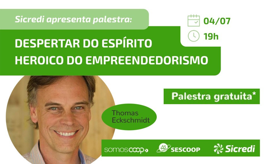 Capa do blog: UCPel: Palestra "Despertar do Espírito Heróico do Empreendedorismo" promovida pelo Sicredi