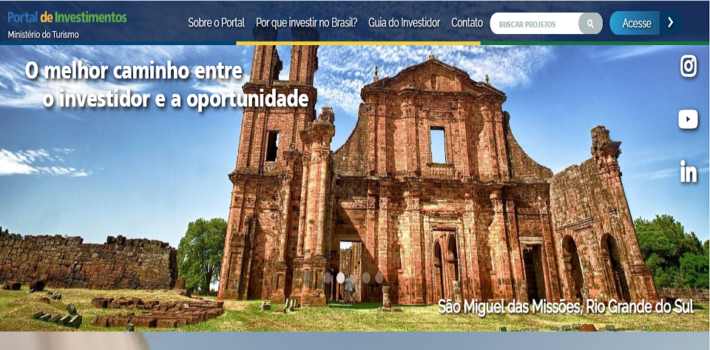 imagem: Ministério do Turismo lança Portal de Investimentos em Turismo